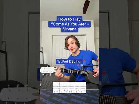 How to Play “Come as You Are” - Nirvana