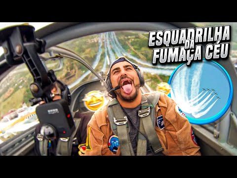 4G DE FORÇA, quase desmaiei , VOEI COM A ESQUADRILHA CÉU.