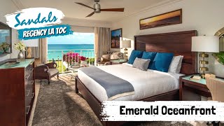 Emerald Oceanfront (BL) | Sandals La Toc, St Lucia | Complete Walkthrough Room Tour & Review 4K