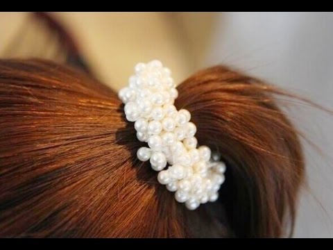 "Жемчужная" резинка для волос из Китая (aliexpress)