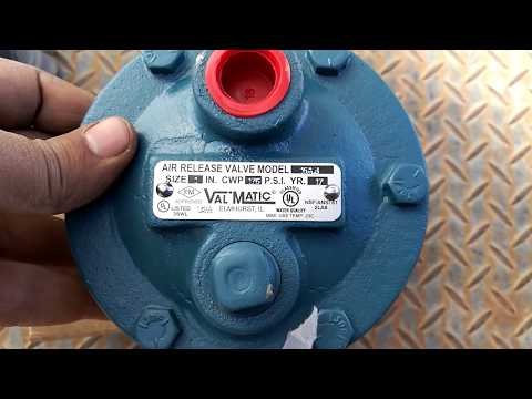 Val-Matic Air Release Valve Model No : 15A.3