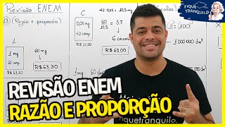 Reviso de Matemtica para o ENEM: Questo 13 - Razo e proporo