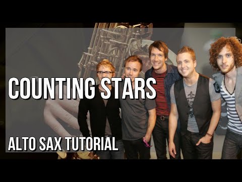 SUPER EASY: How to play Counting Stars  by OneRepublic on Alto Sax (Tutorial)