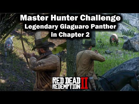 Master Hunter Challenge and Legendary Giaguaro Panther/Trinket - chapter 2 of Red Dead Redemption 2!
