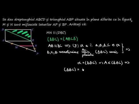 Pozițiile relative ale unei drepte față de un plan | Lectii-Virtuale.ro