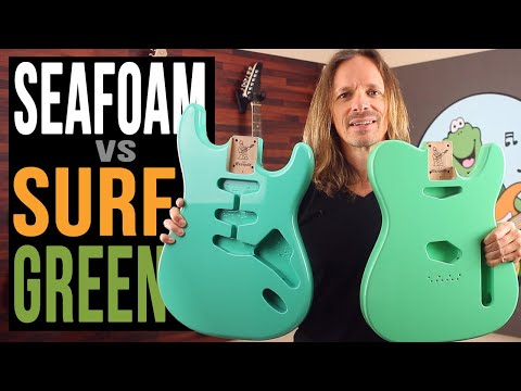 Surf Green vs Seafoam Green vs Charger Green