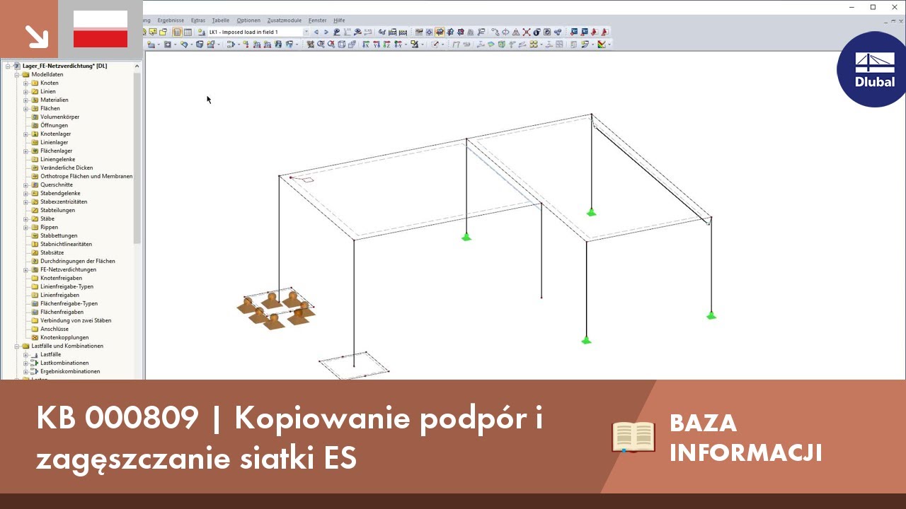 KB 000809 | Kopiowanie podpór i zagęszczanie siatki ES