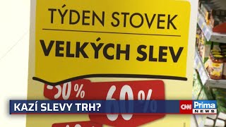Nová vláda chce omezit slevy v obchodech, zákazníky prý klamou. Řetězce jsou proti