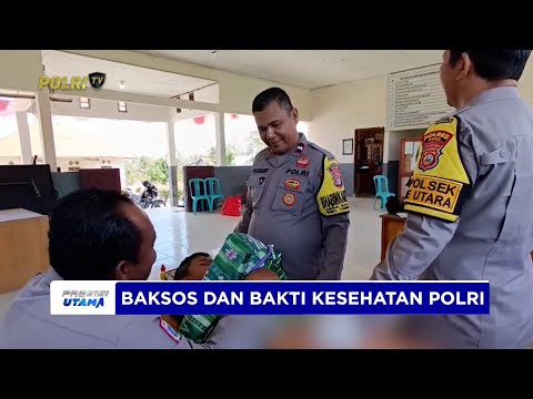 POLSEK LORE UTARA POLRES POSO GELAR BAKTI SOSIAL DAN BAKTI KESEHATAN