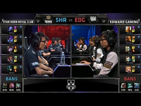 S4 Worlds Quarterfinal 3 SHR vs EDG Game 1 Highlights