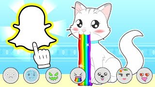 BABY PETS 👻📱 Kira Takes Pictures on Snapchat