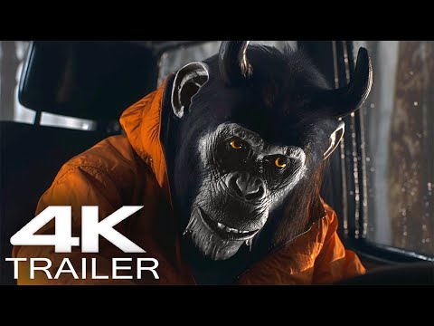 PRIMATE - Official Trailer (2026) Possessed Monkey, New Movie Trailers 4K