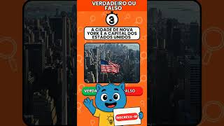Essa Afirmação é Ferdadeira ou Falsa? #quiz #verdadeirooufalso