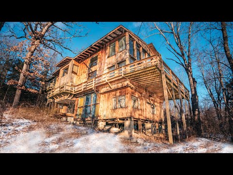 Abandoned Keanu Reeves Glass Lake House Mansion