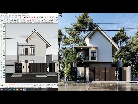 TUTORIAL ENSCAPE 4.4 EXTERIOR | HIGH QUALITY RENDER