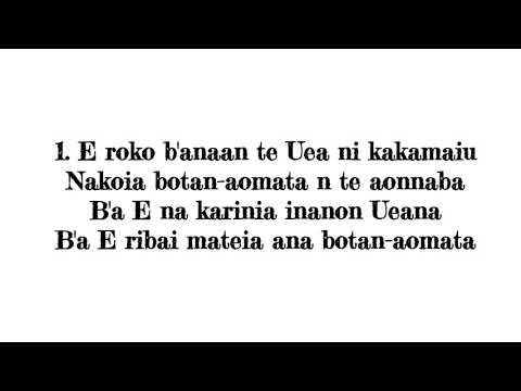 E a kaniin te Ake - Kiribati 2019