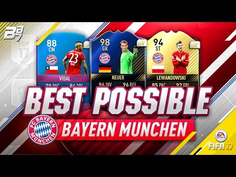 BEST POSSIBLE BAYERN MUNICH TEAM! w/ TOTY NEUER AND 94 IF LEWANDOWSKI! | FIFA 17