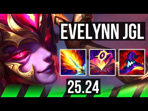 EVELYNN vs MASTER YI (JGL) | Perfect KDA: 20/0/6, 43K damage | EUNE Grandmaster | 25.24