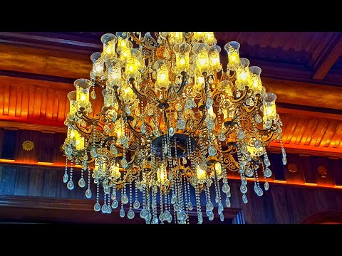 Elegant Indoor Hall Ambience ✨ | Warm Lights & Calm Interior Design