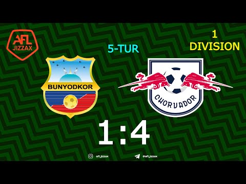 1-division. 5-tur BUNYODKOR - CHORVADOR 1:4 (17.04.2021)