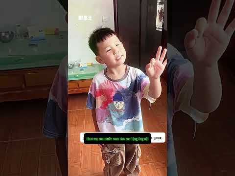 Cậu bé hiếu thảo biết mua dao cạo râu tặng ông nội#shorts