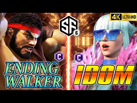 【スト6】EndingWalker(リュウ) vs iDom(マノン)【ストリートファイター6】