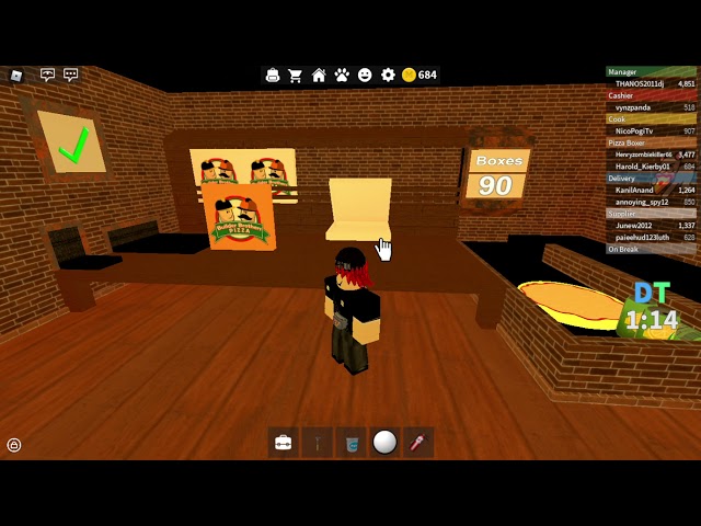 All Jobs in Roblox Work at a Pizza Place