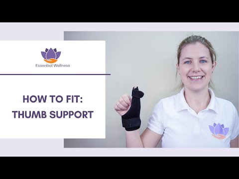 How to Fit Our Thumb Support | Essential Wellness