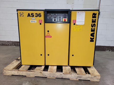 30-HP Kaeser AS36 Rotary Screw Type Air Compressor (M2049)