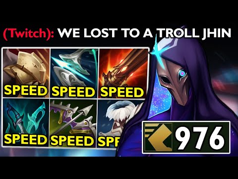 JHIN, BUT THEY CAN'T HIT ME BECAUSE I GOT 1000 MOVEMENT SPEED