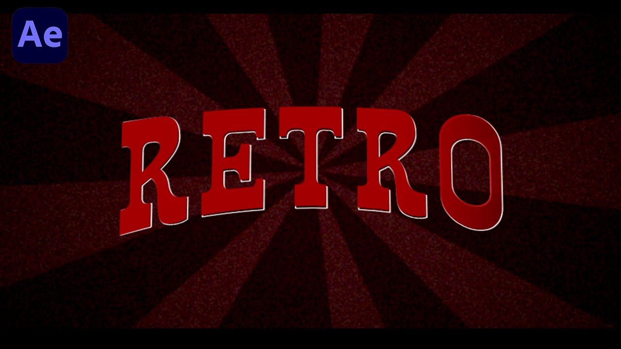 Retro Movie Titles – Teaser Titles After Effects Template
