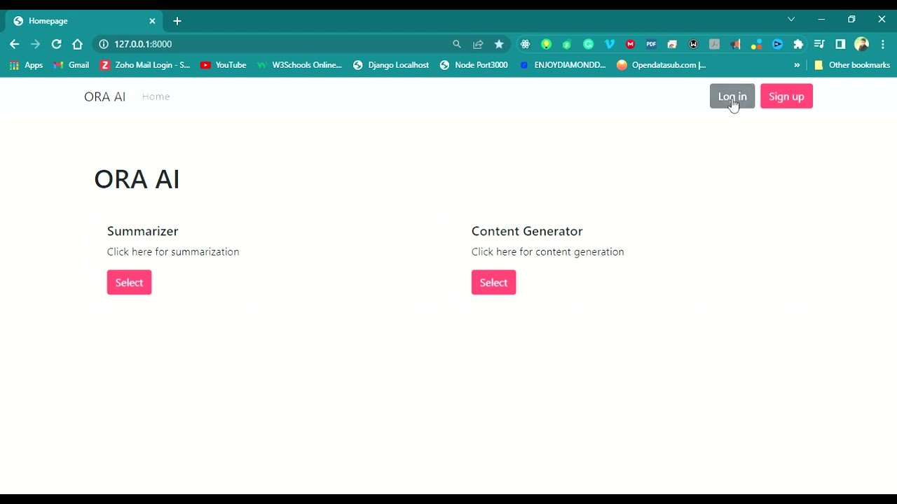 ORA AI Demo