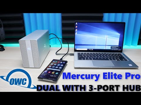 OWC MERCURY ELITE PRO DUAL WITH 3-PORT HUB REVIEW | UP TO 32TB OF STORAGE AT 1000 MB/s FOR PC OR MAC