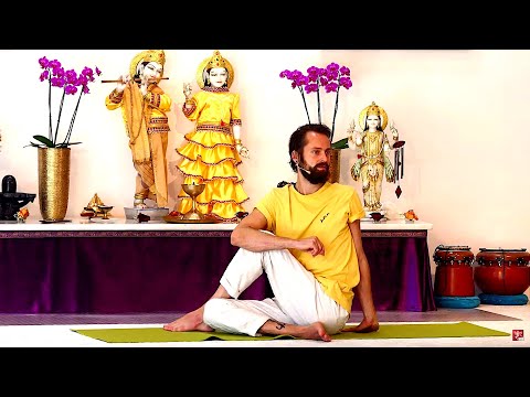 Yogastunde Mittelstufe "EXAKT"- Yoga Vidya Ashram Live - 9:15 Uhr 15.01.2022