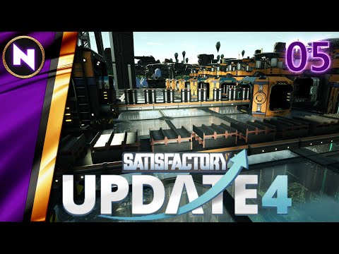 STEEL FACTORY (56 Beams & 120 Pipes) | #5 | Satisfactory Update 4 | Lets Play/Walkthrough