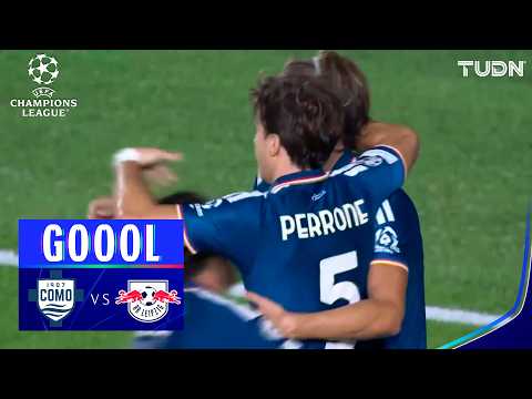¡EL SUPER COMO! Cuarto golazo | Como vs Leipzig | UEFA Champions League - Jornada 1 Fase de Liga