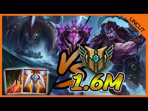 VERY CLEAN SCALING GAME AGAINST 1.6M DARIUS MAIN - HIGH ELO URGOT GAMEPLAY  - League of Legends