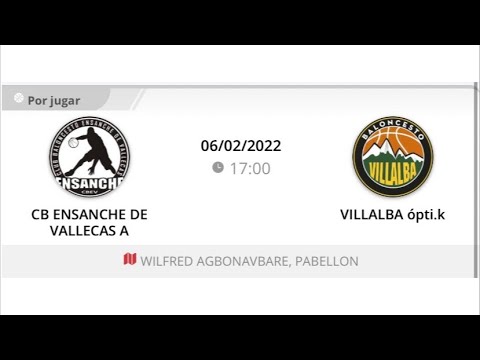 Infantil masc 08 B ENSANCHE DE VALLECAS - VILLALBA OPTI.K