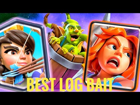 THE BEST LOG BAIT DECK FOR 2023 IN CLASH ROYALE