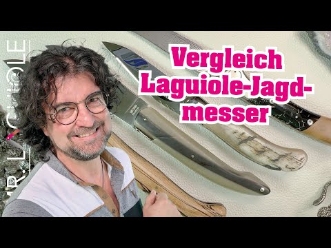 Vergleich Laguiole-Jagdmesser von 3 verschiedene Schmieden
