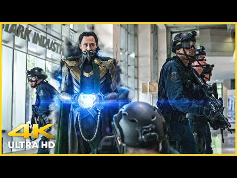 Loki Escapes With The Tesseract | Avengers Endgame (Open Matte) [4K UHD]