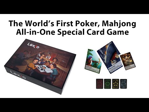 [Kickstarter, Indiegogo, crowdfunding] NEW LEXIO: The World’s First Poker/ Mahjong/Special Card Game