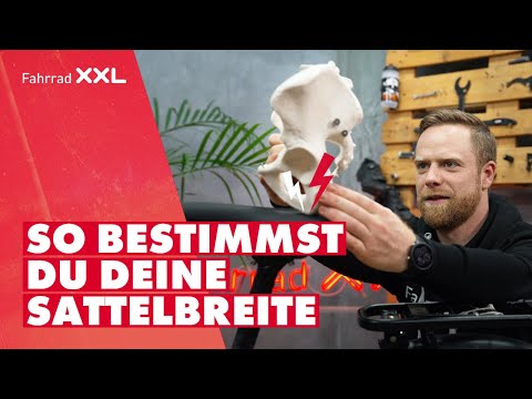 Determining saddle width on a bicycle » Measuring the distance between your sit bones yourself us...