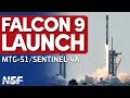 SpaceX Falcon 9 Launches MTG S1 Sentinel 4A