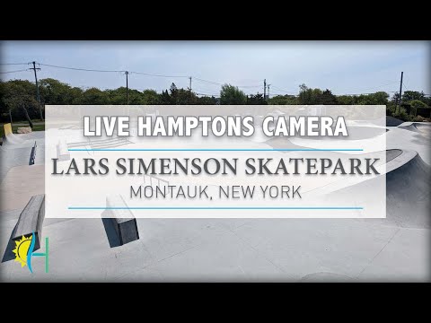 Hamptons.com - LIVE! 4K LARS SIMENSON SKATEPARK, Montauk, New York