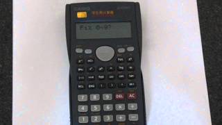 How To Change the Number of Decimal Places on a Casio Fx-82MS