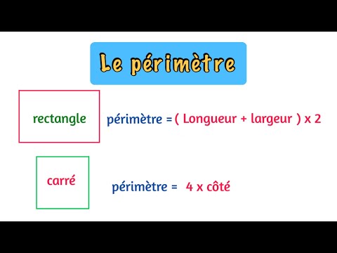 Le périmètre - (triangle- rectangle - carré) - CE2 -CM1