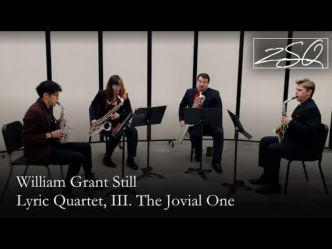 Lyric Quartet, III. The Jovial One | William Grant Still | The Zelos Quartet