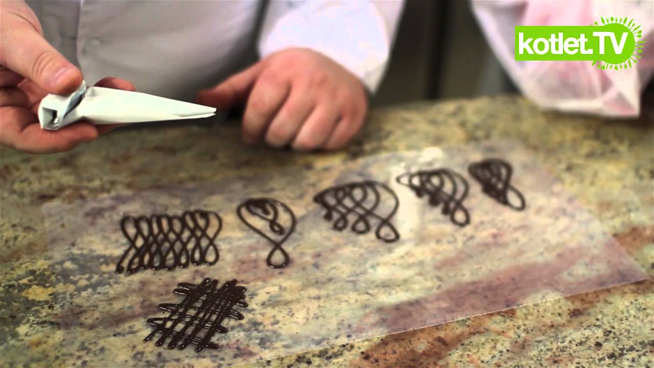 Najprostsze dekorki z czekolady - Kotlet.TV