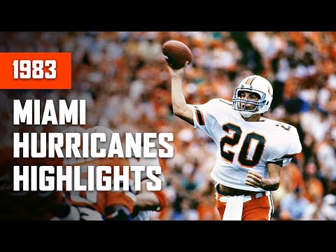 Highlights: Miami Hurricanes & Bernie Kosar 1983 National Champions!